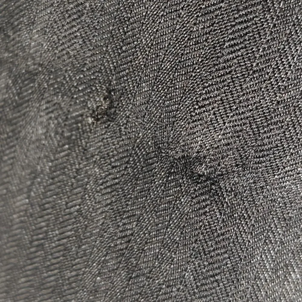 Calvin Klein Men's Sport Coat Blazer Two Button Black Herringbone Poly Blend 42R